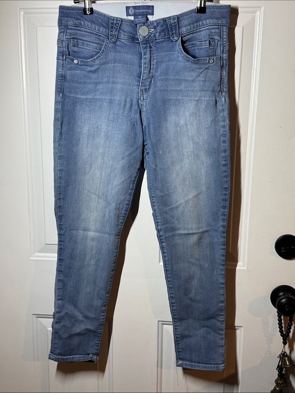 Democracy Women's Medium Wash Skinny Jeans - Blue